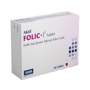 Folic - 1  Tablet 30' lık  (Aktif) 4000mcg