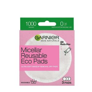 Garnier Micellar Çok Kullanımlı Eco Pad – 3’lü Makyaj Temizleme Pedi