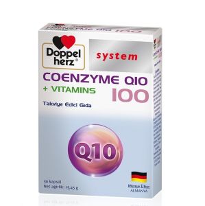 Doppelherz System Coenzyme Q10 100 + Vitamins 30 Kapsül