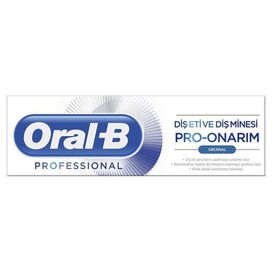Oral B Pro-Onarım Diş Eti ve Diş Minesi Orijinal Diş Macunu 75ml