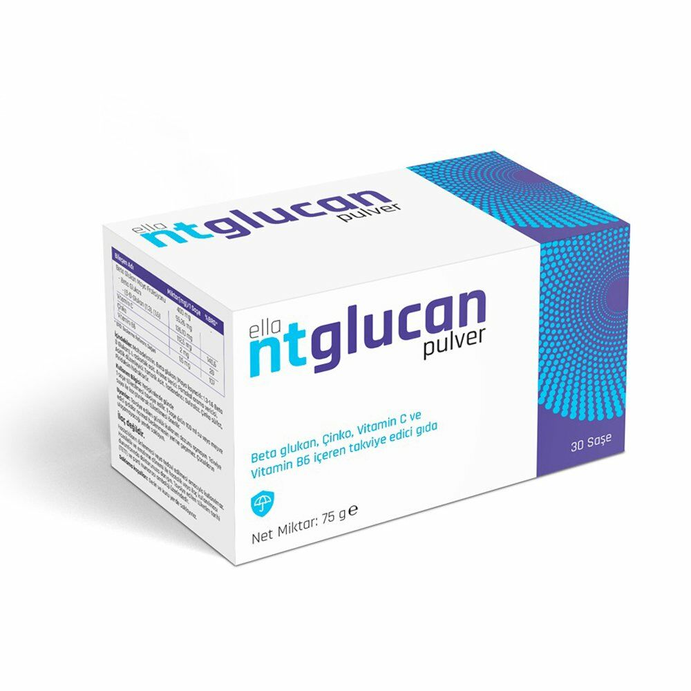 NTGlucan Pulver 30 Saşe (Beta Glukan içerikli)