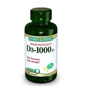 Nature's Bounty Vitamin D3 1000 IU 100 Softjel