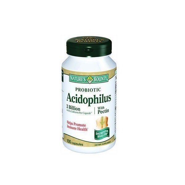 Nature's Bounty Probiotic Acidophilus With Pectin 100 Kapsül