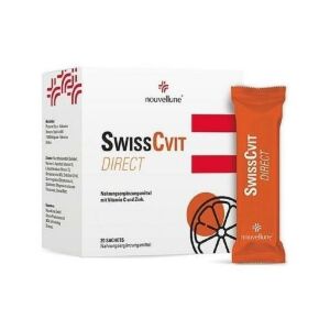 SwissCvit Direct 20 Saşe - Vitamin C ve Çinko içeren takviye edici gıda