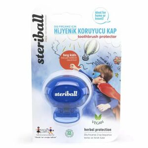 Steriball Toothbrush Protector Hijyenik Diş Fırçası Koruma Kabı - Erkek