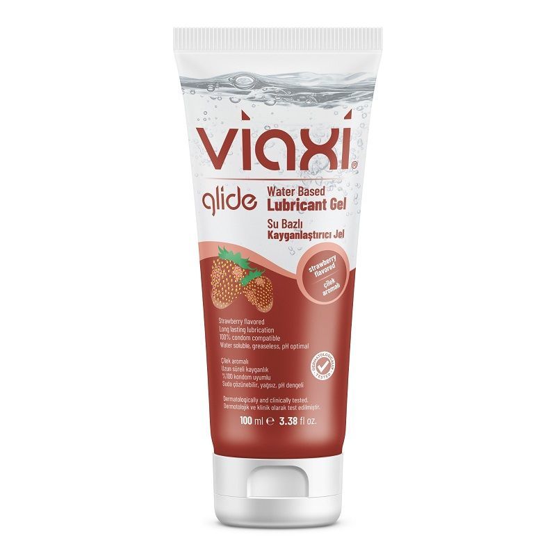 Viaxi Glide Kayganlaştırıcı JEL 100ml (Çilekli)