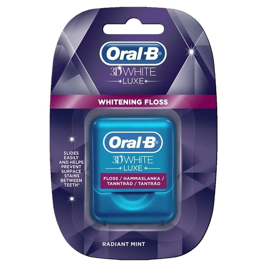 Oral-B 3D White Luxe Whitening Dental Floss 35m Diş İpi