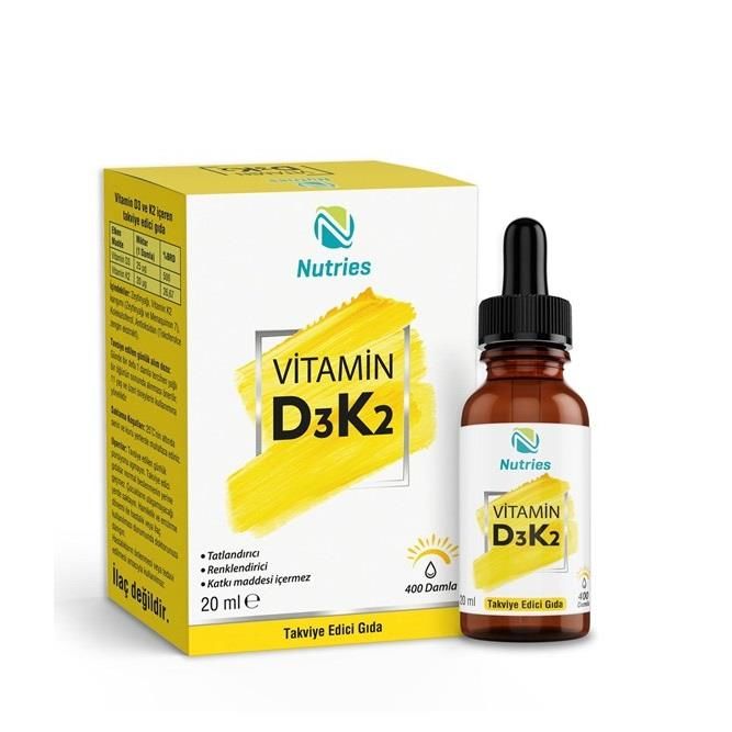 Nutries Vitamin D3K2 Damla 20ML