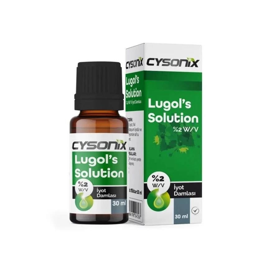 Cysonix İyot Çözeltisi Lugol's Solution %2w/v 30ml