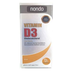 Nondo Vitamin D3 Cholecalciferol Damla 10ml