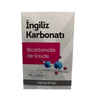 Medimpex İngiliz Karbonatı 5gr 20 Saşe 100gr