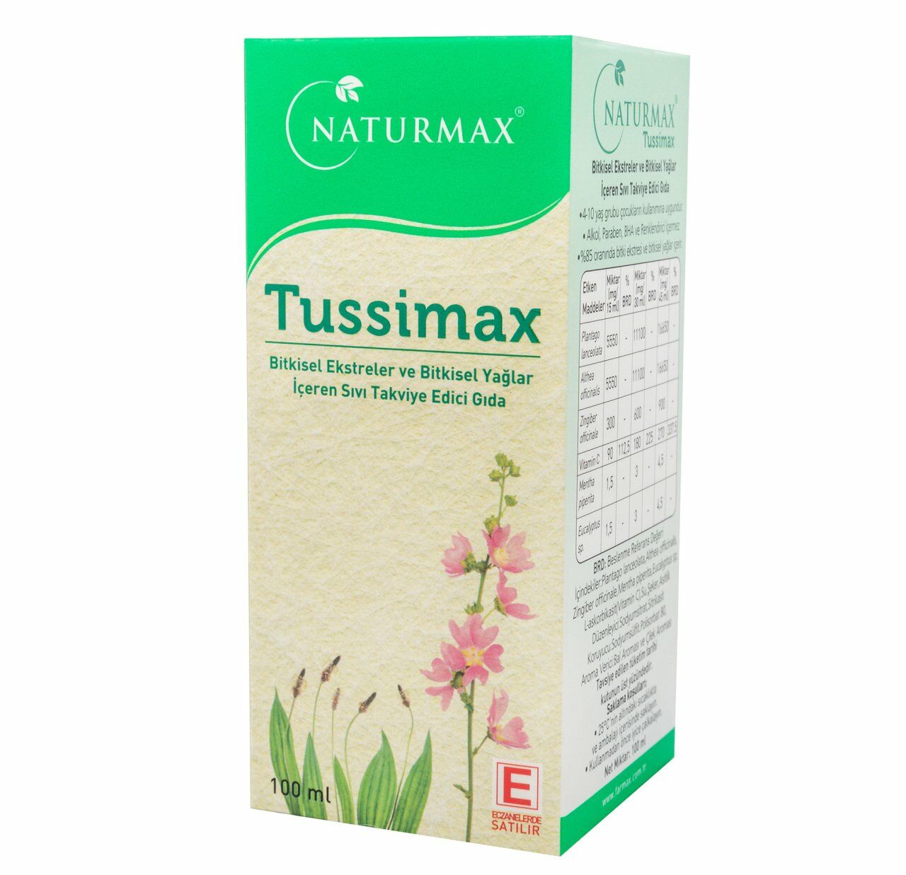 Naturmax Tussimax Şurup 100ml