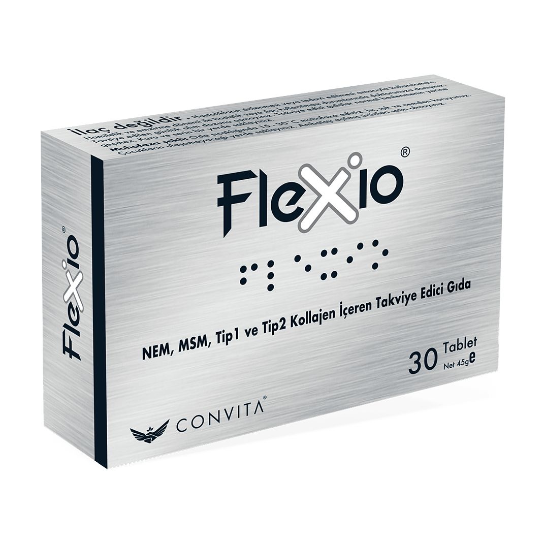 Flexio Tip 1 Ve Tip 2 Kollajen İçerikli 30 Tablet