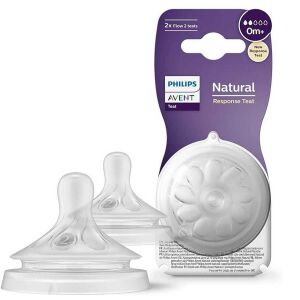 Avent Natural Response 2'li Biberon Emziği 2 Numara 0 Ay+