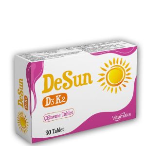 DeSUN Vitamin D3K2 30 Çiğneme Tableti