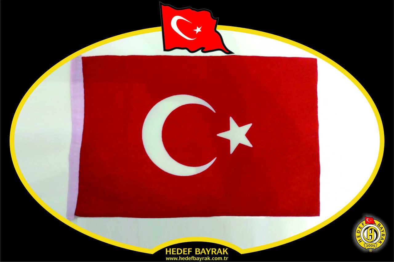 40x60 cm.Türk Bayrağı