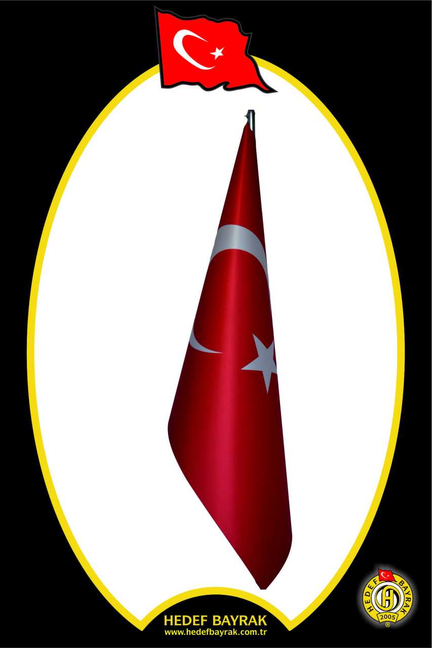 Telalı Simsiz 100x150 Makam Türk Bayrağı