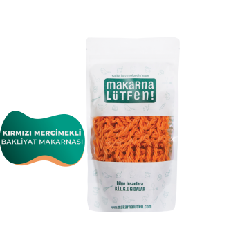 Kırmızı Mercimekli Bakliyat Makarnası (250 g)