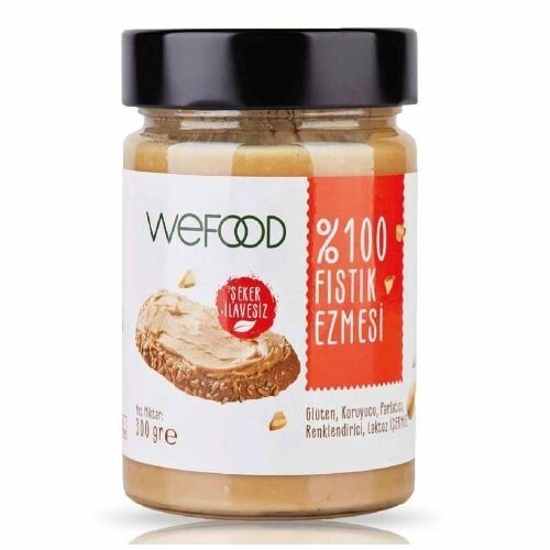 Şekersiz Fıstık Ezmesi (Glutensiz-300 g)