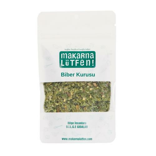 Biber Kurusu (Katkısız - Yeşil - 50 g)