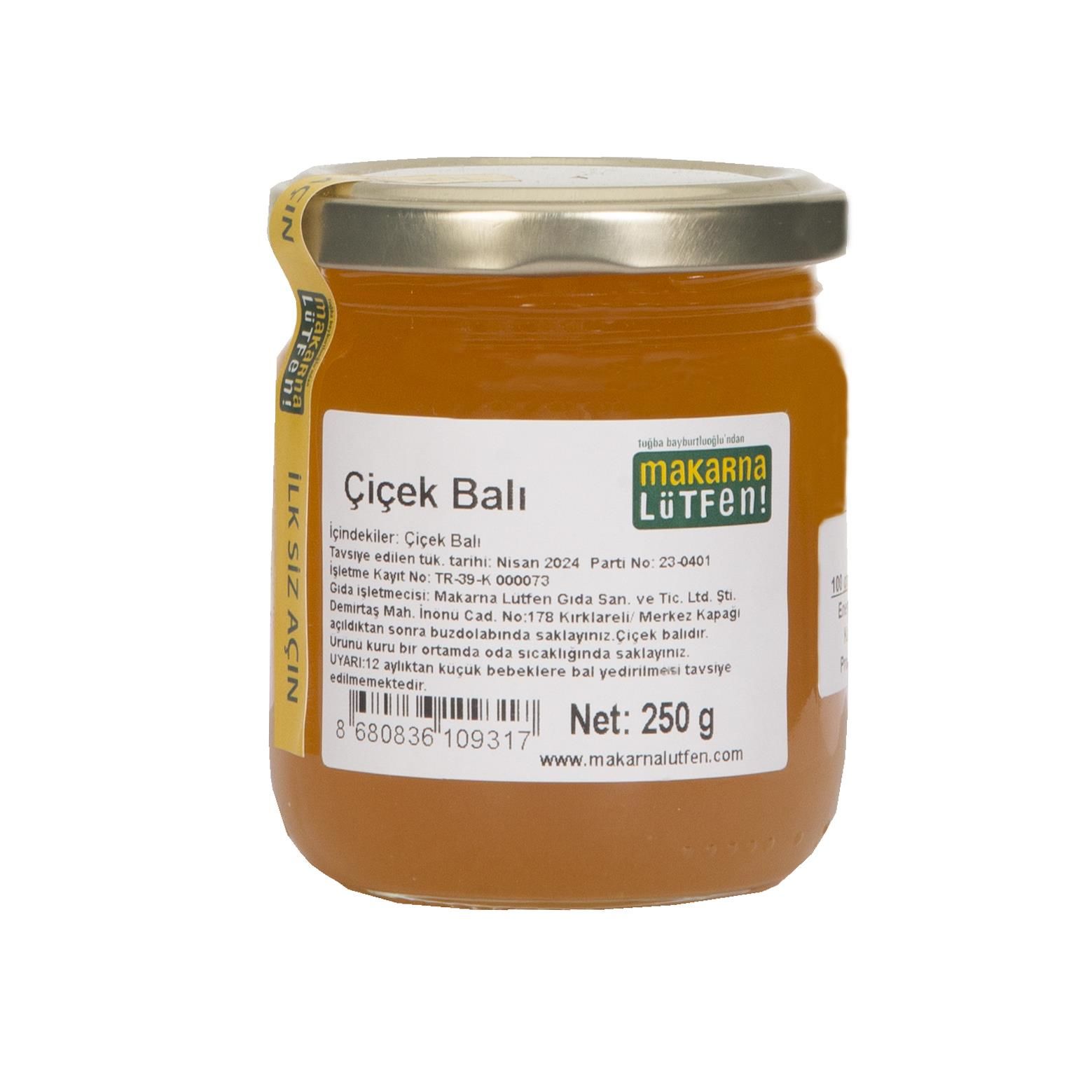 Çiçek Balı (Katkısız Ham Bal - 250 g)