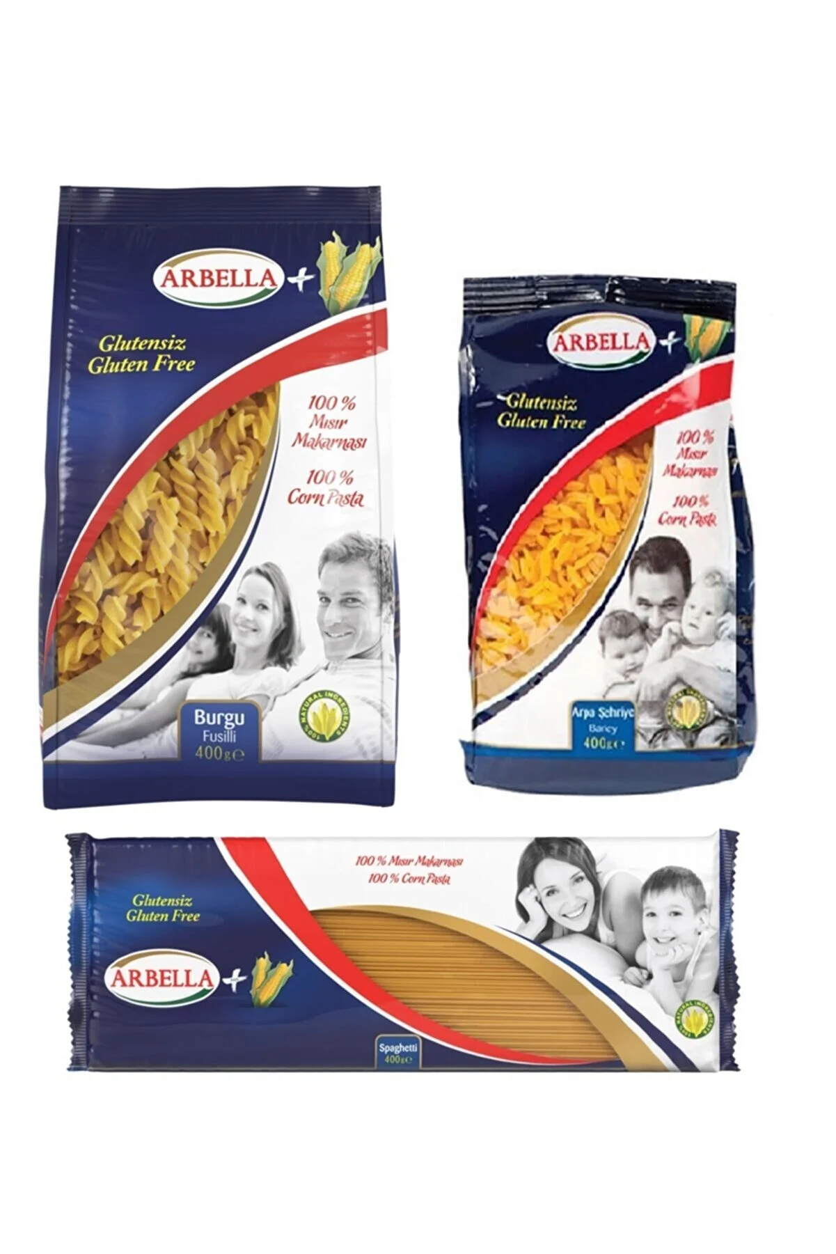 Arbella Glutensiz 3 Paket Makarna Seti