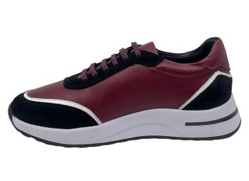 DERİ-G BORDO ERKEK SNEAKERS C-028-1BRD