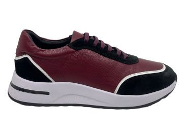 DERİ-G BORDO ERKEK SNEAKERS C-028-1BRD