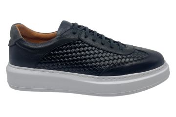 Deri-G Siyah Örgü Sneakers D-019-2SORG