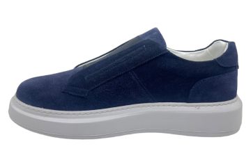 Deri-G Lacivert Süet Sneakers D-029-1LCS