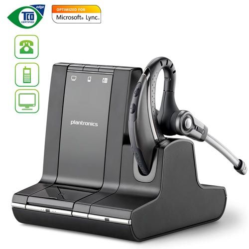 Plantronics W730 Kulak Kancalı PC Mobil Telefon ve Masaüstü Telefon Destekli Kablosuz Kulaklık