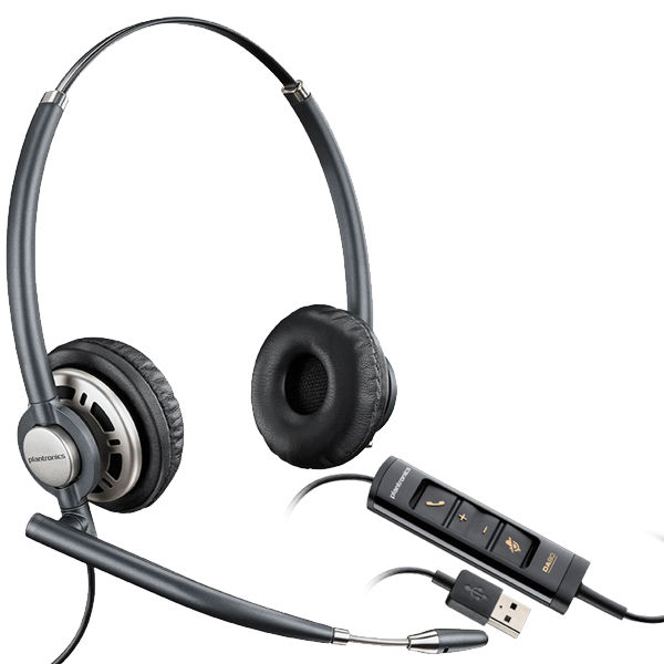 Plantronics ENCOREPRO HW725-USB Çift Taraflı Taçlı Kulaklık