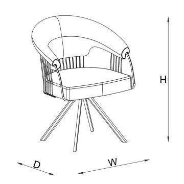 Grace Gold Seat Manikür Arabası