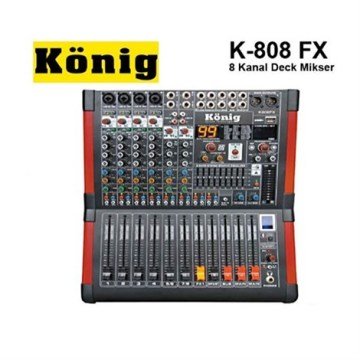 König K-808 FX 8 Kanal Deck Mikser