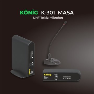 König K–301 MASA UHF MİKROFON