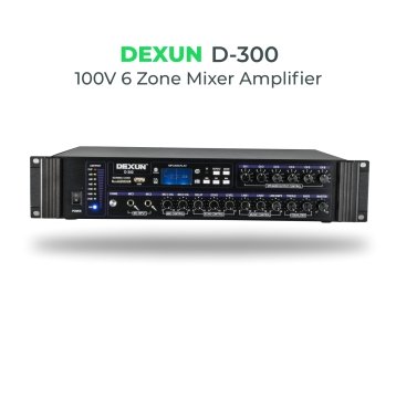 Dexun D-300 100V 250 Watt 6 Bölgeli Mikser Anfi