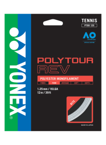 PolyTour Rev 125 Monofilament 12m Tenis Kordajı - Beyaz |Yonex