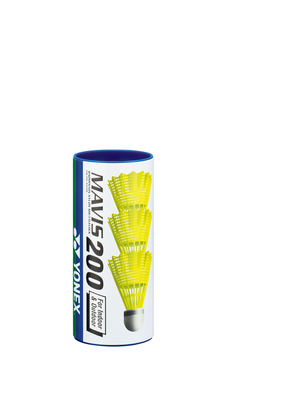 Mavis-200 (M) Naylon 3.lü - Sarı |Yonex