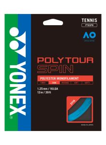 PolyTour Spin - 125 Monofilamnet 12m Tenis Kordajı - Mavi | Yonex