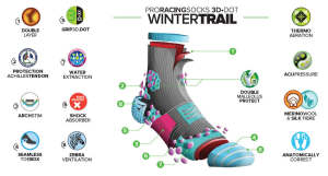 Kışlık Patika (trail) - Merino Silk çorap | Compressport