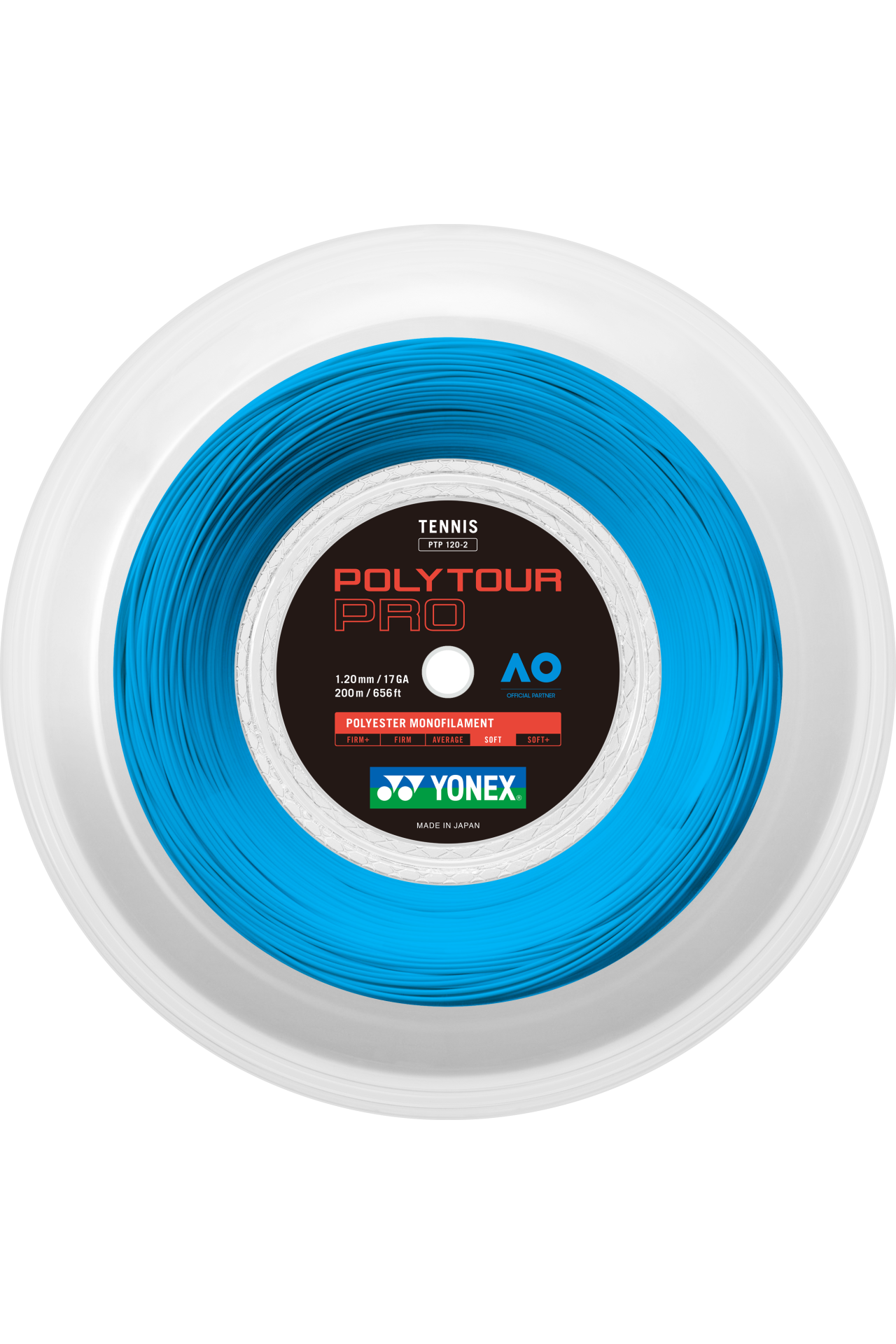 PolyTour Pro 120 Monofilament 200m Tenis Kordajı - Mavi | Yonex