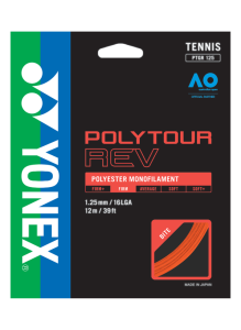 PolyTour Rev 125 Monofilament  12m Tenis Kordajı - Turuncu |Yonex