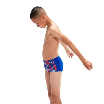Speedo Allover Club Digital 13 CM Erkek Çocuk Yüzücü Mayosu