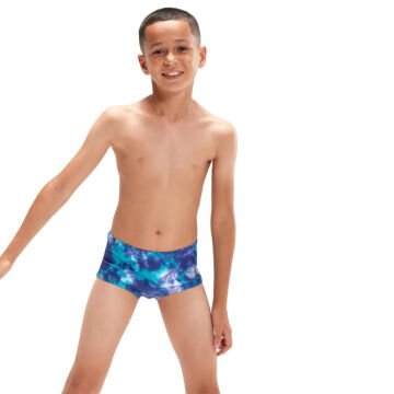 Speedo Allover Club Digital 13 CM Erkek Çocuk Yüzücü Mayosu