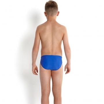 Speedo Endurance 10 Erkek Çocuk Slip Yüzücü Mayosu - Mavi/Yeşil