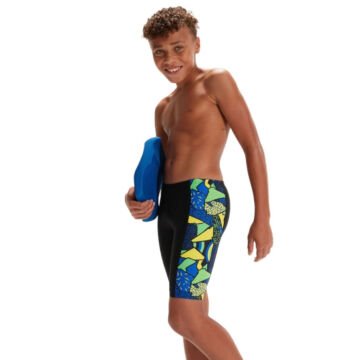 Speedo Allover Panel Jammer Erkek Çocuk Yüzücü Mayosu