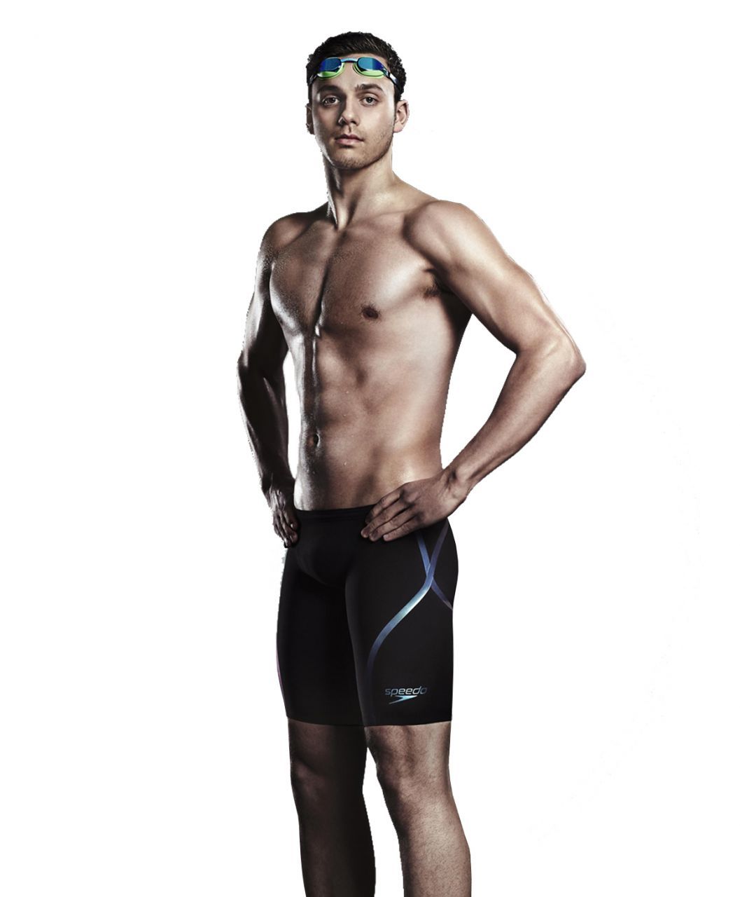 Speedo Lzr Racer X Jammer Erkek Yarış Mayosu - Siyah/Mavi