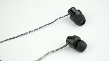 Metal Bass SJ-310 Örgülü kablolu Kulaklık (Siyah)