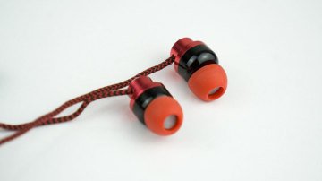 Metal Bass SJ-310 Örgülü kablolu Kulaklık (Kırmızı)