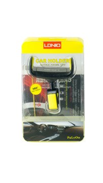 LDNIO PLO-M9 Car Holder araç telefon tutucu (Siyah-Sarı)